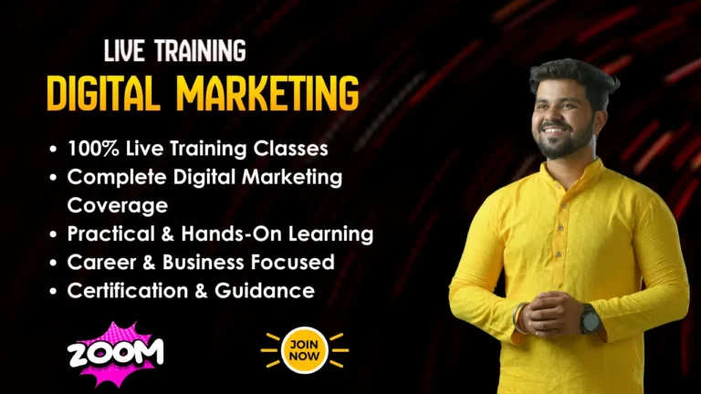 3 Months Live Digital Marketing Training
